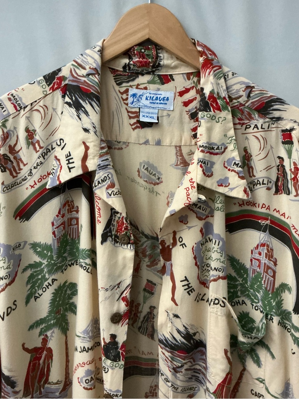 Vintage Kilauea Hawaiian Shirt  Made in Hawaii 3XL Rayon